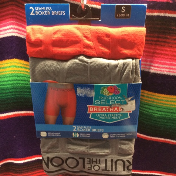 Fruit of the Loom Other - FRUIT OF THE LOOM MEN’S SEAMLESS BOXER BRIEFS.